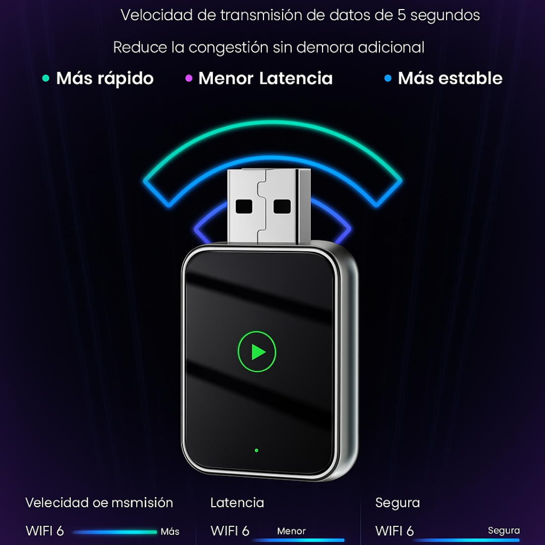 AutoLink Pro - Convertidor de Carplay & Android Auto inalámbrico