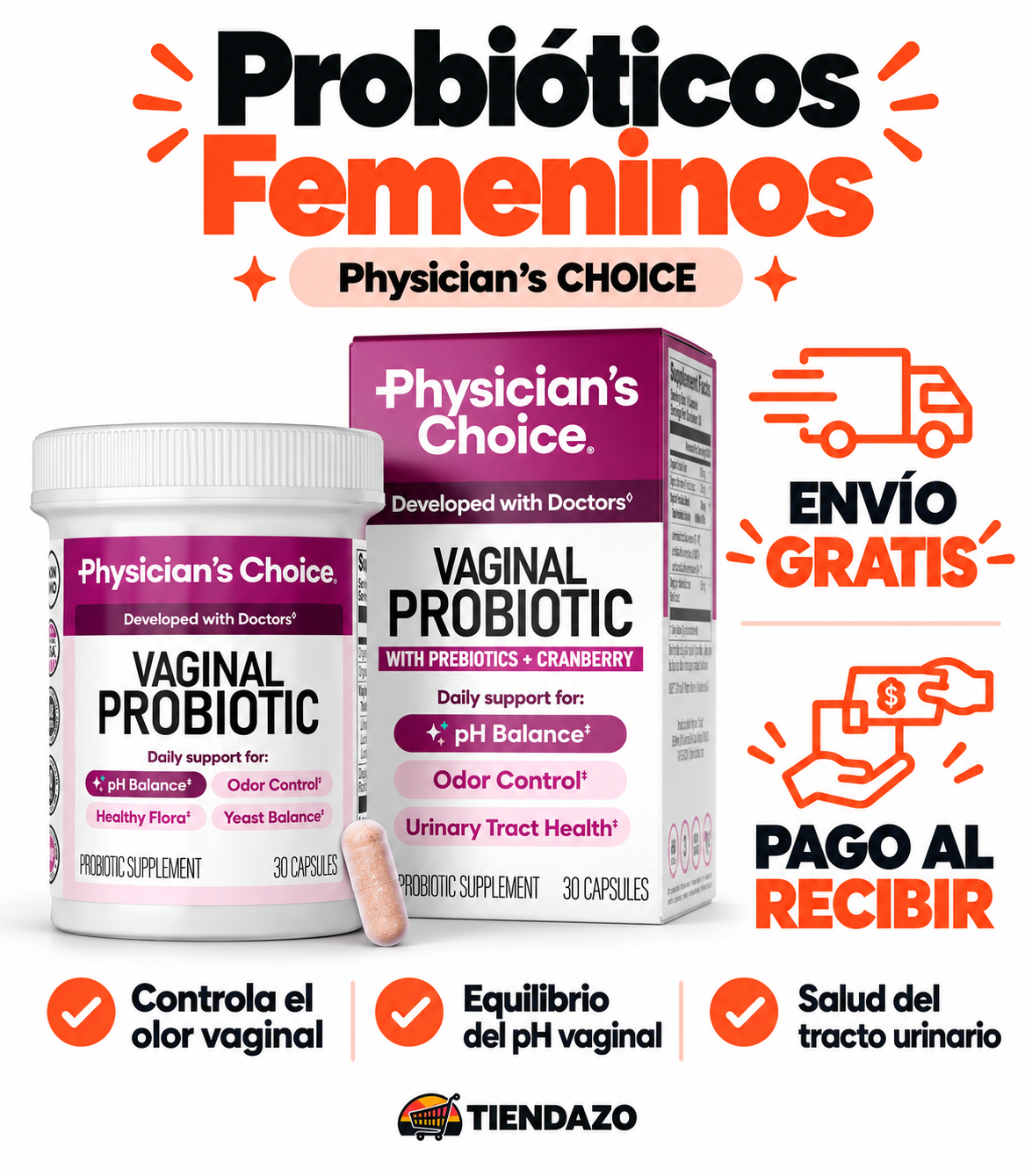 Probióticos femeninos - Physician’s CHOICE